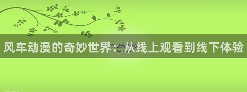 jojo第四部樱花动漫：风车动漫的奇妙世界：从线上观看到线下体验